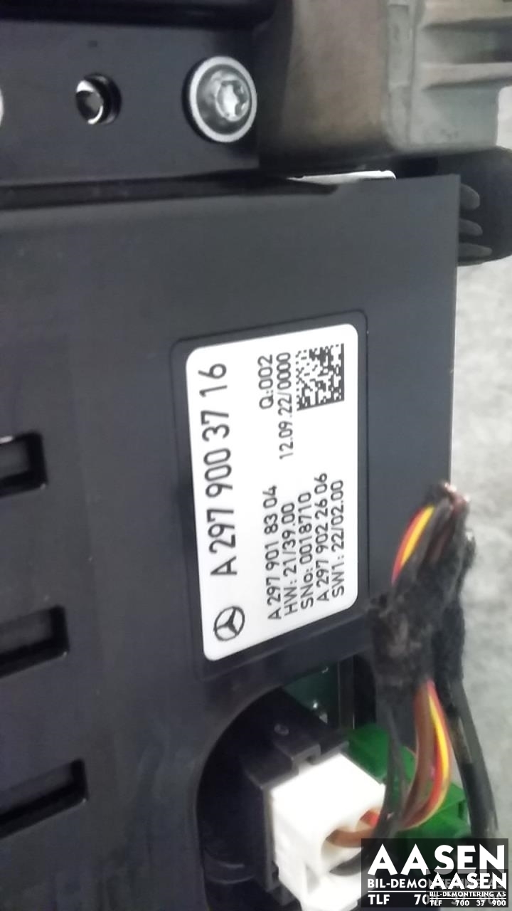 Instrumentpanel til Mercedes EQS 2021-->> (V297) (V297) (A 297 900 37 16|)