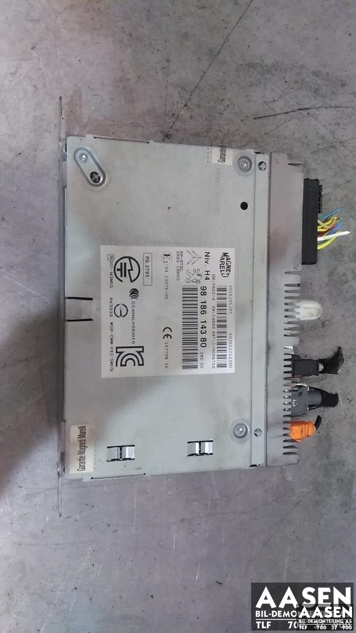 Bilstereo til Peugeot 508 2014-2018 (Type I, Fase 2) (MAGNET MARELLI|9818614380|)
