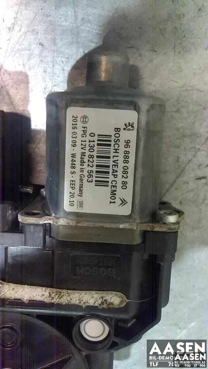 Ruteheis, kun motor, venstre foran til Peugeot 508 2014-2018 (Type I, Fase 2) (9688808280|)