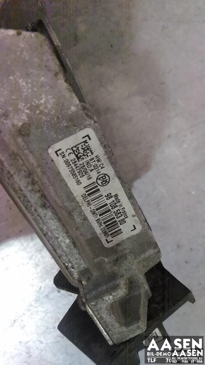 Styreenhet tenning til Peugeot 508 2014-2018 (Type I, Fase 2)  (DELPHI|9810858380|)