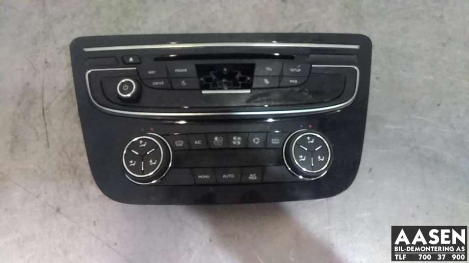 Varmeapparat betjening til Peugeot 508 2014-2018 (Type I, Fase 2) (98 077 013 XZ|)