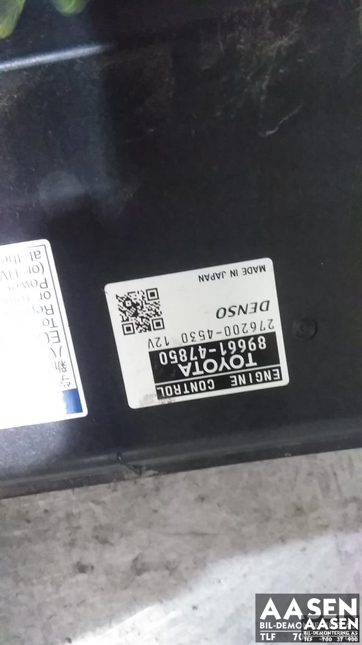 Styreenhet motor til Toyota Prius +7 2012-2020 (Type III) (stasjonsvogn) (stasjonsvogn) (DENSO|89661-47850|)