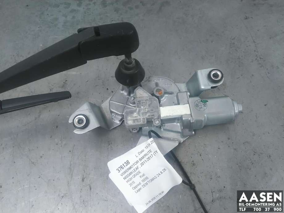 Viskermotor bakrute til Nissan Leaf 2011-2017 (Type I) (287101FA0A|)