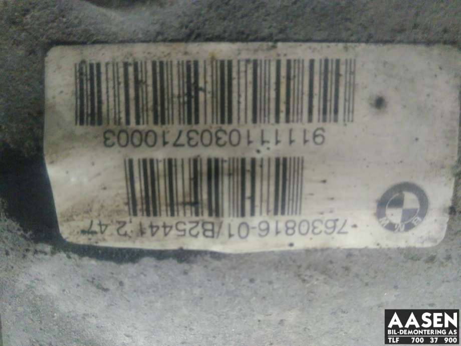 Kardang klokke bak til BMW 5-Serie 2010-2017 (F10/F11) (F10/F11) (33 10 7 630 816|33 10 7 630 817|)