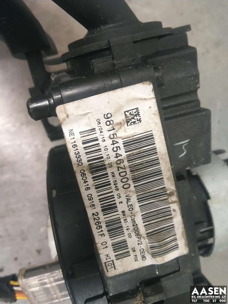 Bryter combi til Peugeot 208 2012-2019 (Type I) (98 154 546 ZD|)