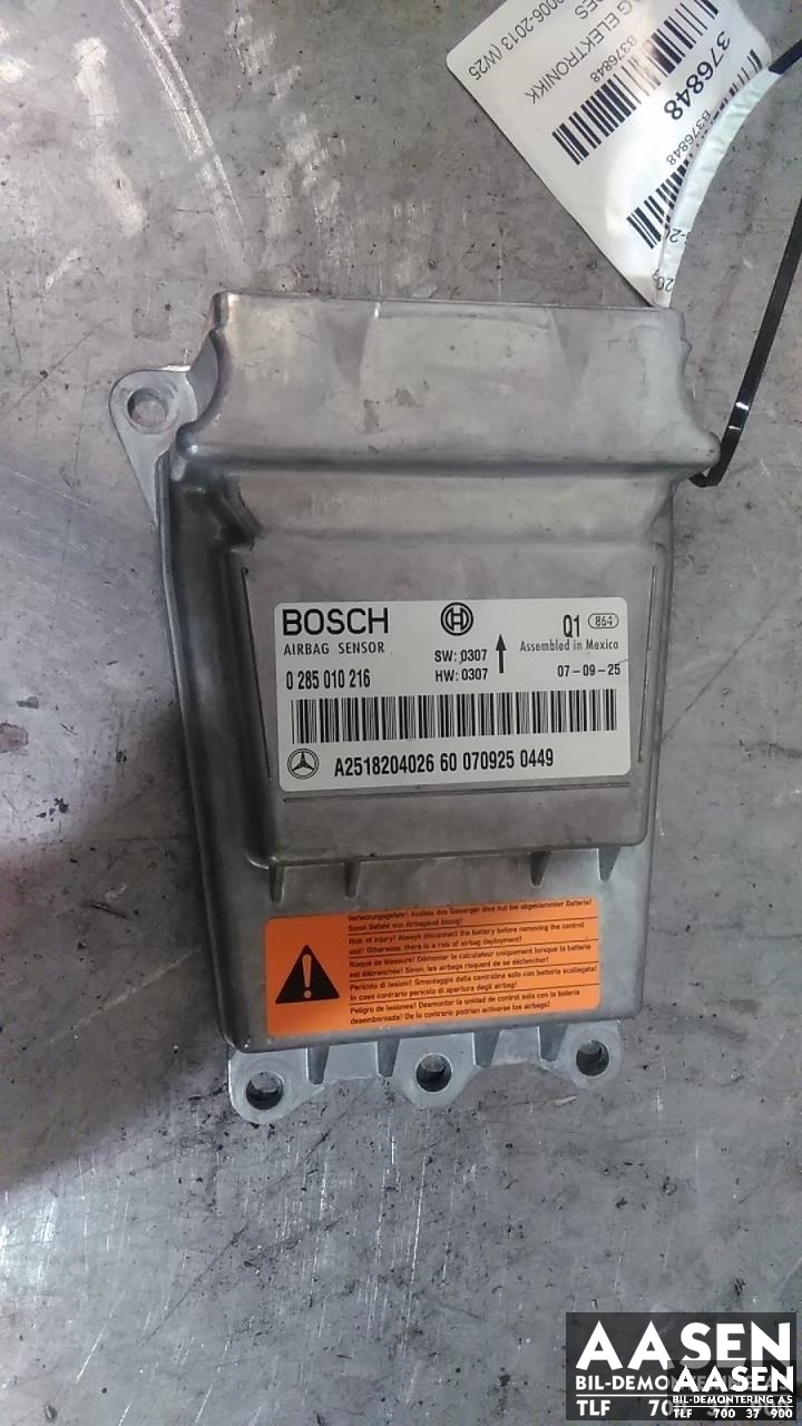Airbag elektronikk til Mercedes R-Klasse, 2006-2013 (W251) (W251) (BOSCH|A2518204026)