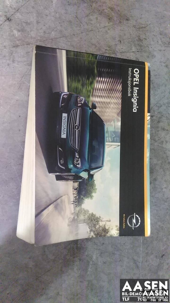 Instruksjonsbok til Opel Insignia A, 2014-2017