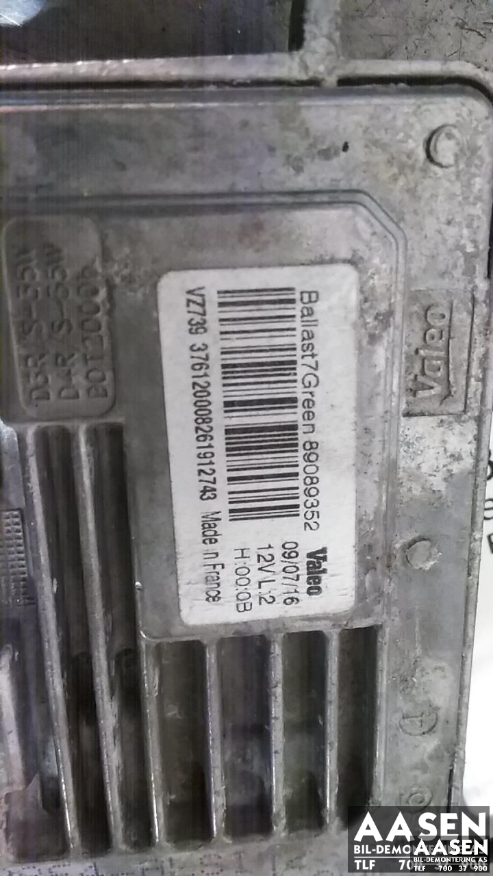 Styreenhet xenon/ballast til Ford C-Max 2015-2019 (Type II, Fase 2) (VALEO|89069352|)