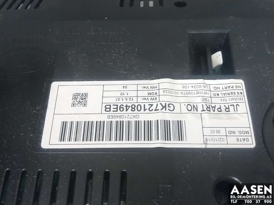 Instrumentpanel til Land Rover Discovery Sport 2015-2019 (Fase 1)  (LR079401|)