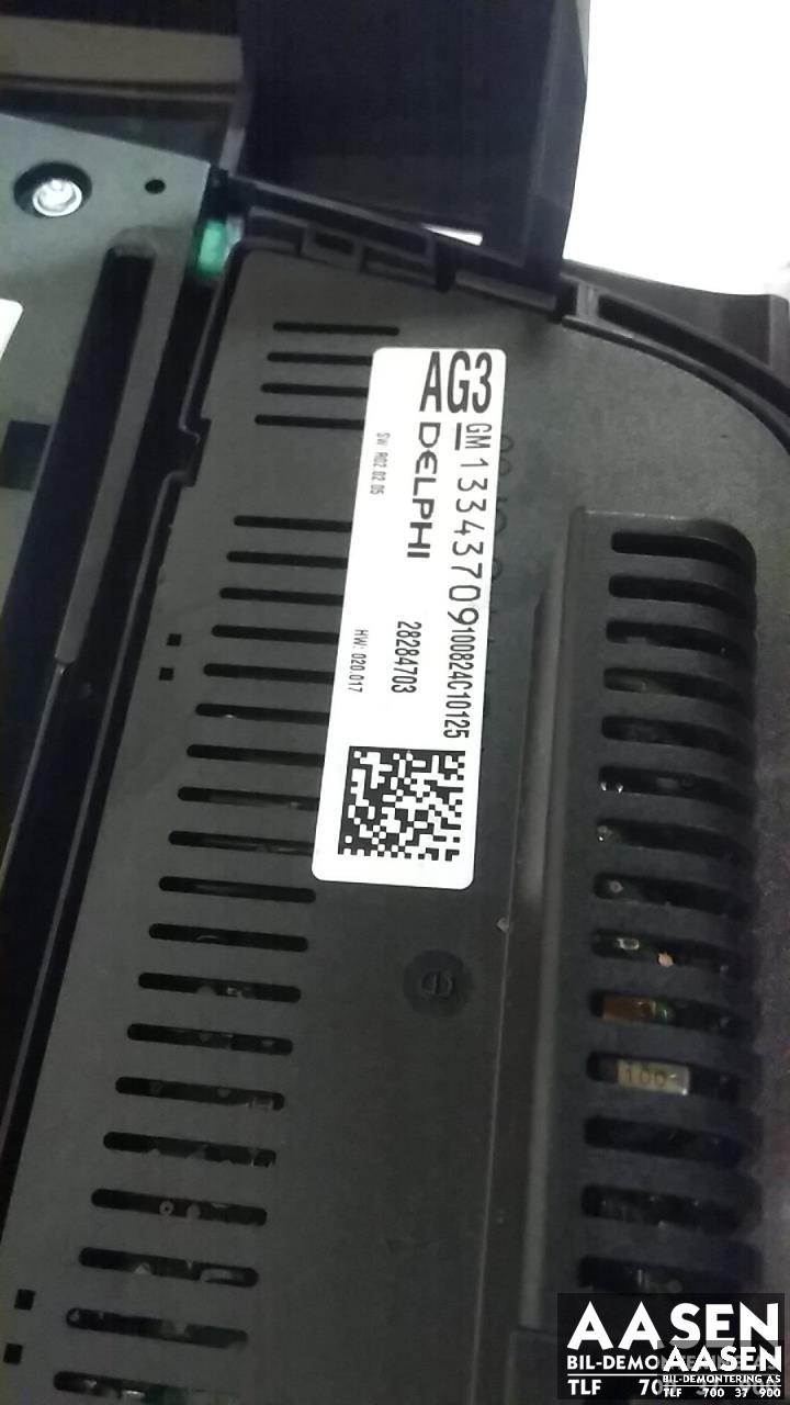 Varmeapparat betjening til Opel Astra J 2010-2015 (DELPHI|13343709|)
