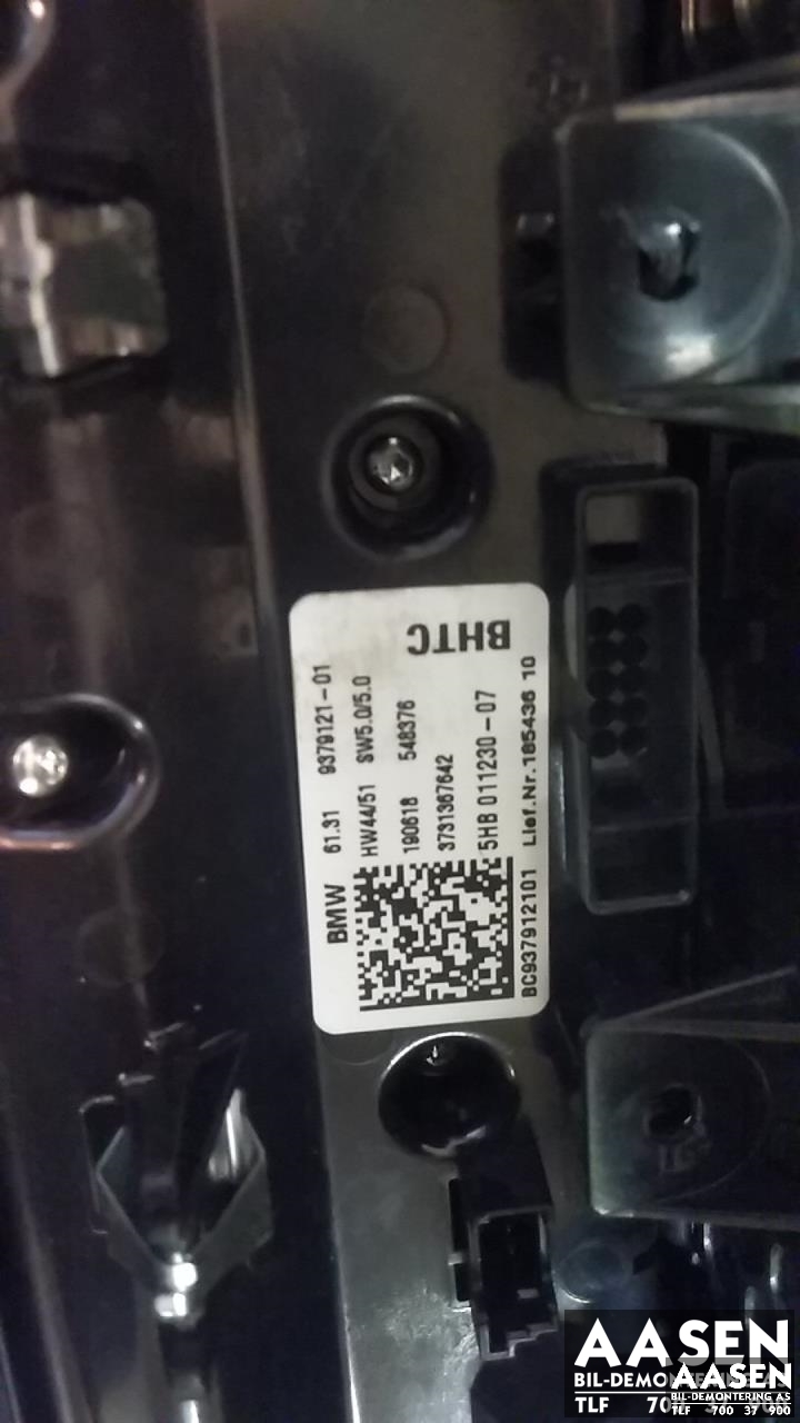 Varmeapparat betjening til BMW i3 2013-2022  (61.319379121-01|)