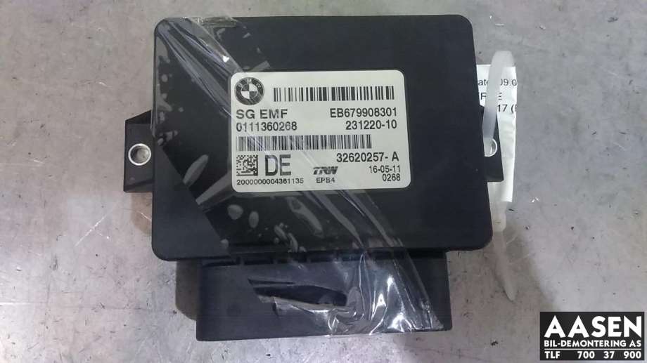 Styreenhet elektrisk parkbrems (EPB - Electric Parking Brake) til BMW 5-Serie, 2010-2017 (F10/F11) (F10/F11) (TRW|34 43 6 887 358)