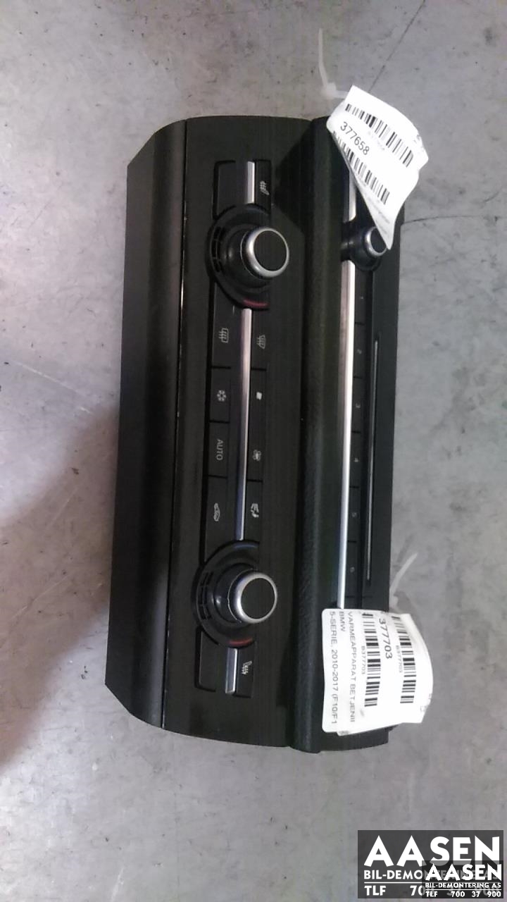 Varmeapparat betjening til BMW 5-Serie, 2010-2017 (F10/F11) (F10/F11) (61 31 9 328 424)