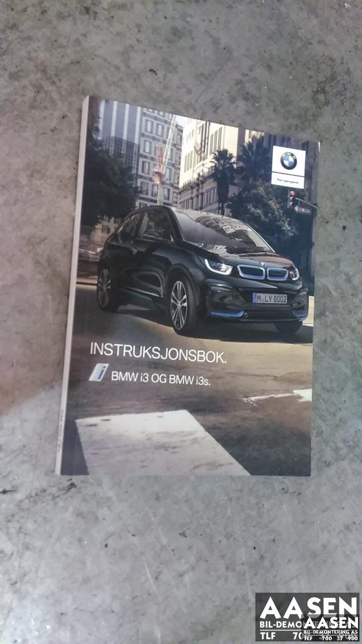 Instruksjonsbok til BMW i3 2013-2022