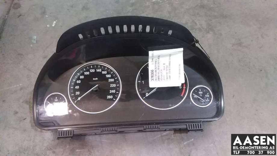 Instrumentpanel til BMW X3, 2010-2017 (F25) (F25) (62 10 9 358 981)