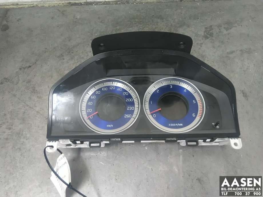 Instrumentpanel til Volvo V60, 2010-2013 (Type I, Fase 1)  