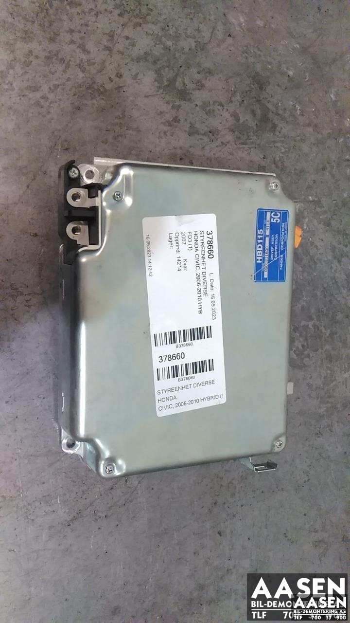 Styreenhet diverse til Honda Civic 2006-2010 Hybrid (sedan) Hybrid (sedan) (HBD115|)