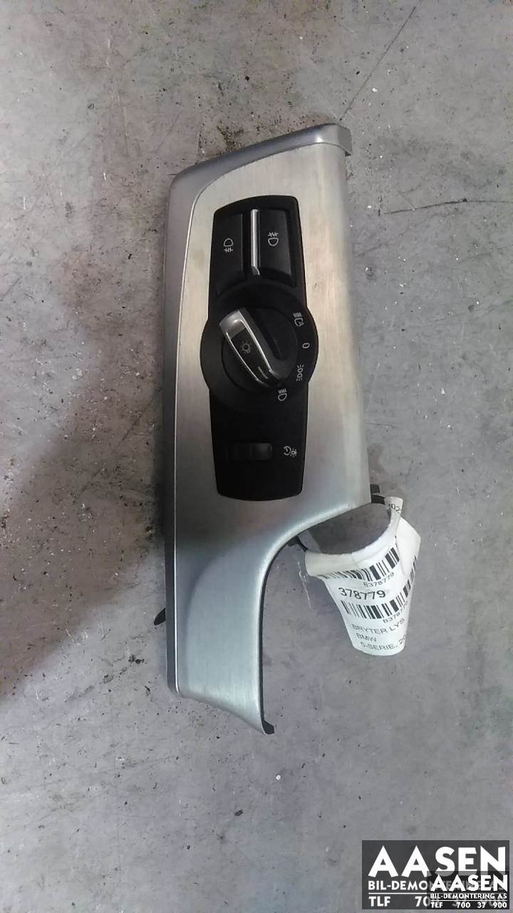 Bryter lys til BMW 5-Serie, 2010-2017 (F10/F11) (F10/F11) (61 31 9 192 744)
