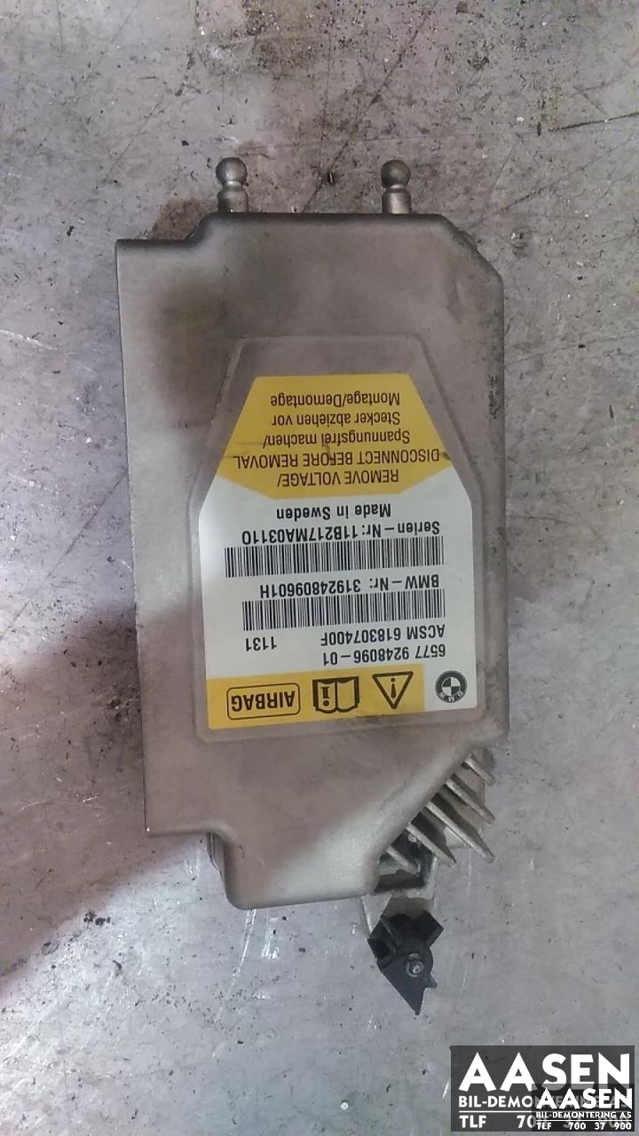 Airbag elektronikk til BMW 5-Serie, 2010-2017 (F10/F11) (F10/F11) (65 77 9 266 329)