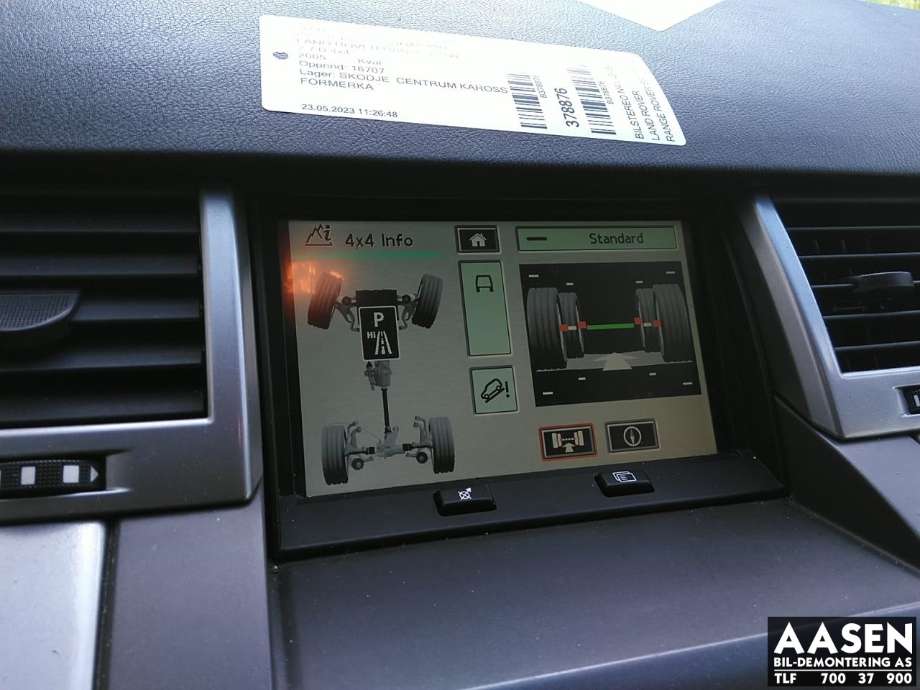Bilstereo navigasjon skjerm til Land Rover Range Rover Sport 2005-2013 (DENSO|YIE500080PVJ|)