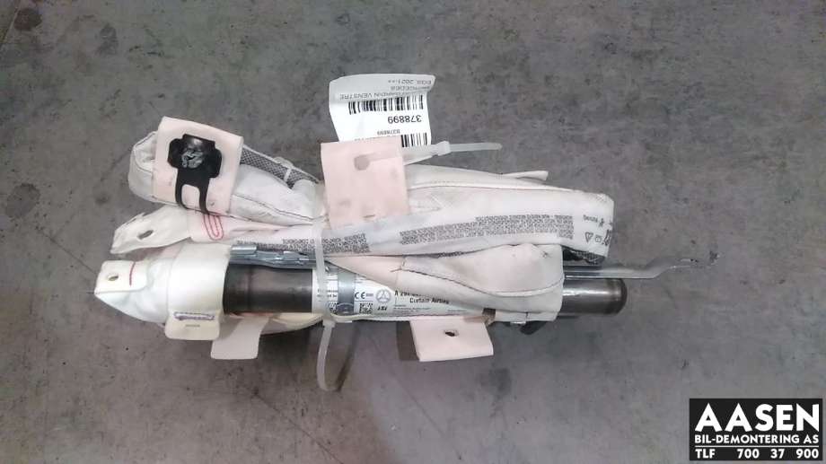 Airbag gardin venstre til Mercedes EQS, 2021-->> (V297) (V297) (A2978602900)