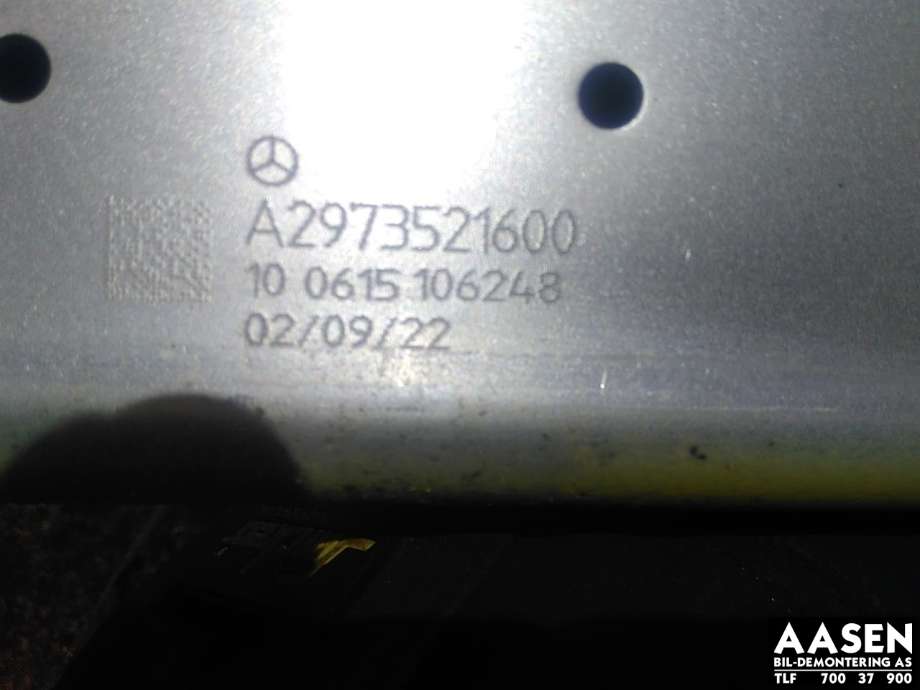 Travers bak til Mercedes EQS 2021-->> (V297) (V297) (A 297 350 09 00|A 297 350 09 01|)