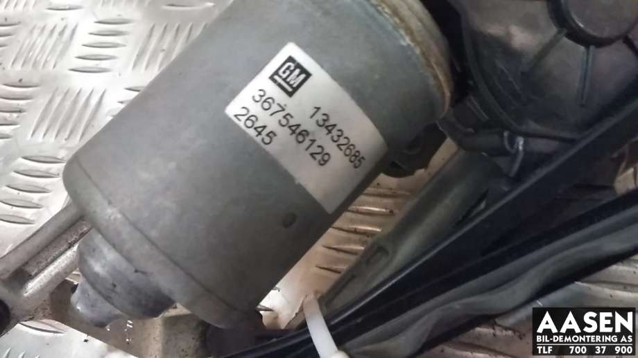 Viskermotor frontrute komplett m/overføring til Opel Corsa E 2015-2019 (13432685|13182340|)