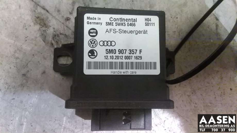 Styreenhet lys (LCM - Light Control Module) til VW Passat 2011-2015 (B7) (B7) (CONTINENTAL|5M0907357F|)