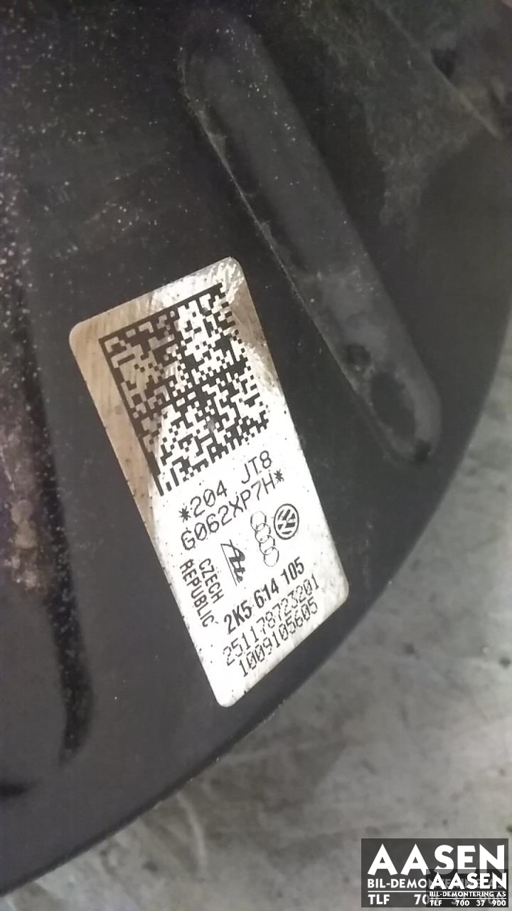 Bremsekraft-forsterker til VW Caddy 2015-2020 (Type III, Fase 3)  (ATE|2K5 614 106|)