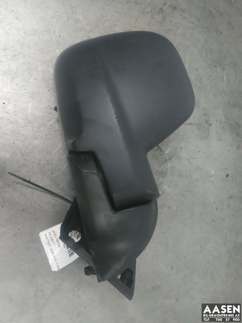 Speil høyre til Peugeot Partner, 2008-2015 (Type II, Fase 1)  (96 777 550 XT)
