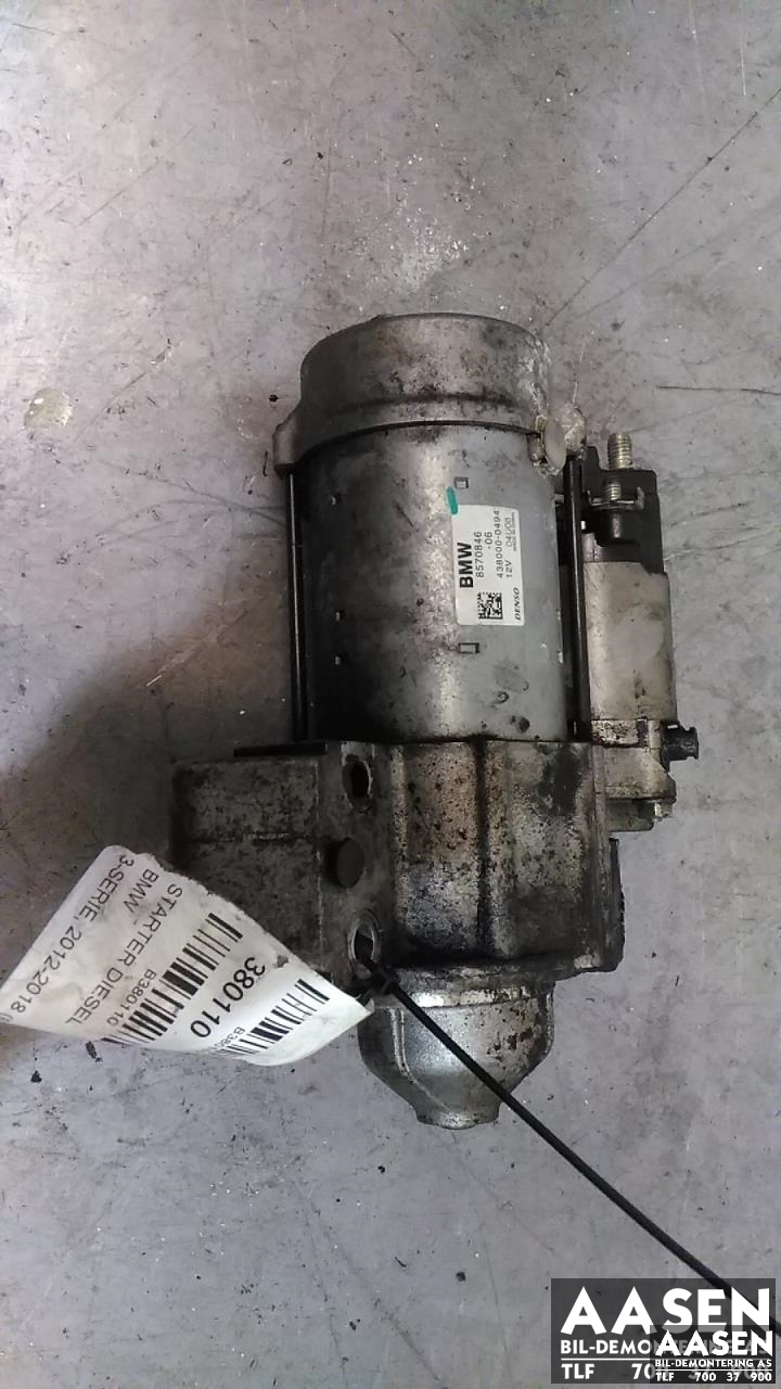 Starter diesel til BMW 3-Serie, 2012-2018 (F30/F31/F34) (F30/F31/F34) (DENSO|12 41 8 577 010)