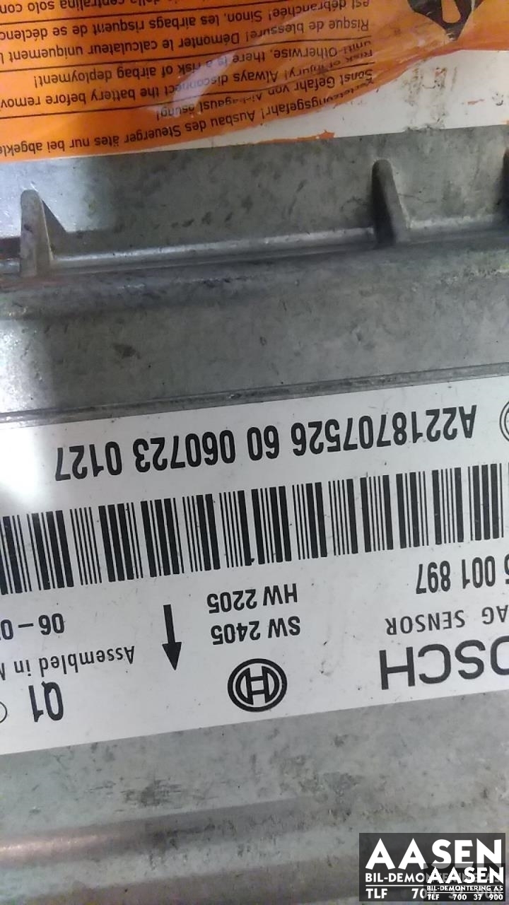 Airbag elektronikk til Mercedes S-Klasse 2005-2013 (W221) (W221) (BOSCH|A2218707526|)