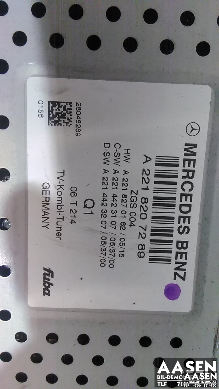 Bilstereo diverse til Mercedes S-Klasse 2005-2013 (W221) (W221) (A2218207289|)