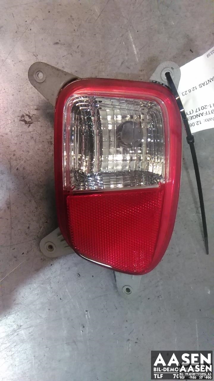 Baklykt fra støtfanger høyre til Kia Picanto 2011-2017 (Type II)