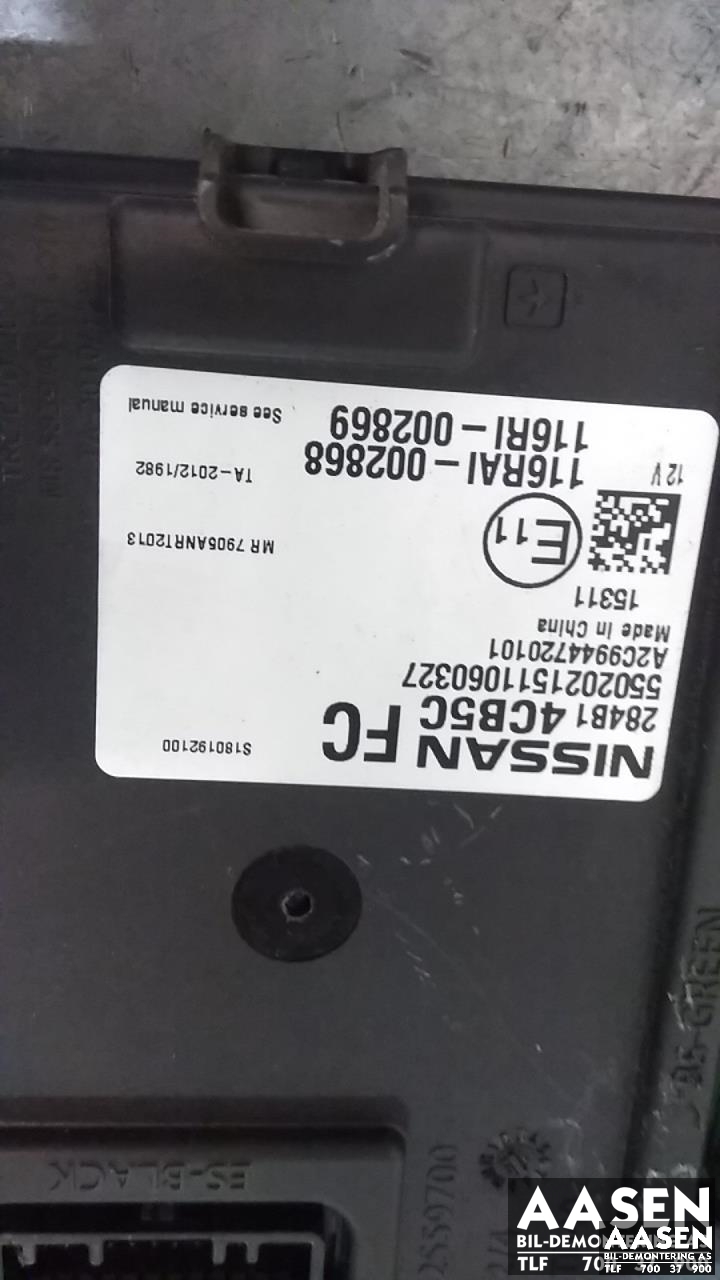Styreenhet comfort (BCM) til Nissan X-Trail 2014-2022 (T32) (T32) (284B14CB5C|)