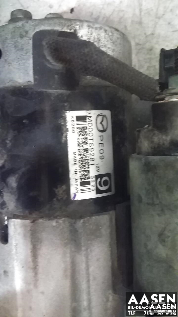 Starter til Mazda 6 2013-2015 (Type III, Fase 1)  (PE09-18-400|M000T89281|)