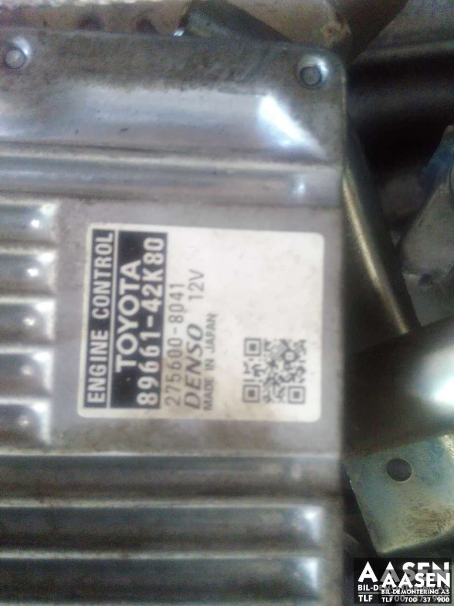 Styreenhet motor til Toyota RAV4 2016-2019 (Type IV, Fase 2) (89661-42K80|)