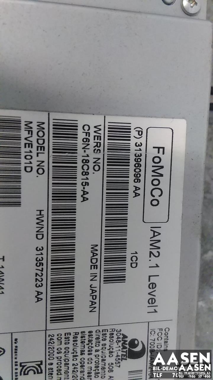Bilstereo forsterker til Volvo V40 2012-2019  (31396096AA|)