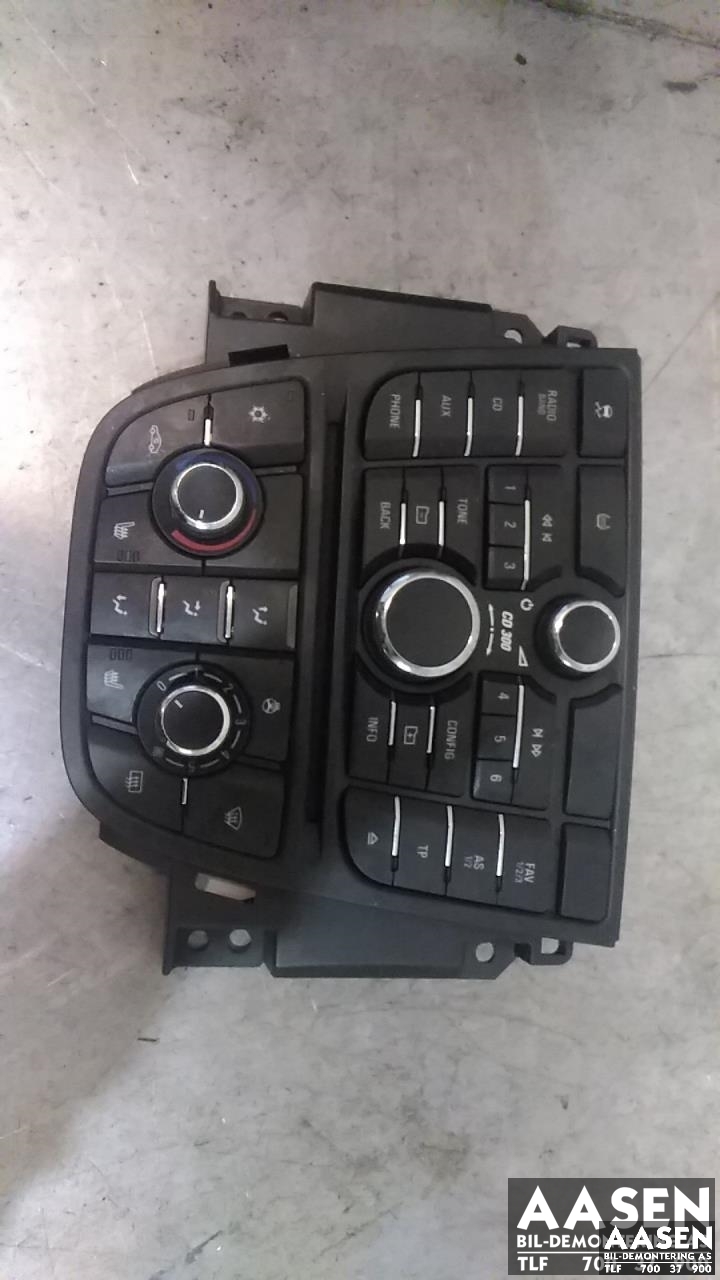 Varmeapparat betjening til Opel Meriva B, 2010-2017  (DELPHI|13346041)