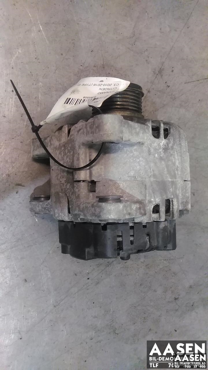 Dynamo til Citroën C3, 2010-2016 (Type II) (VALEO|96 708 995 80)