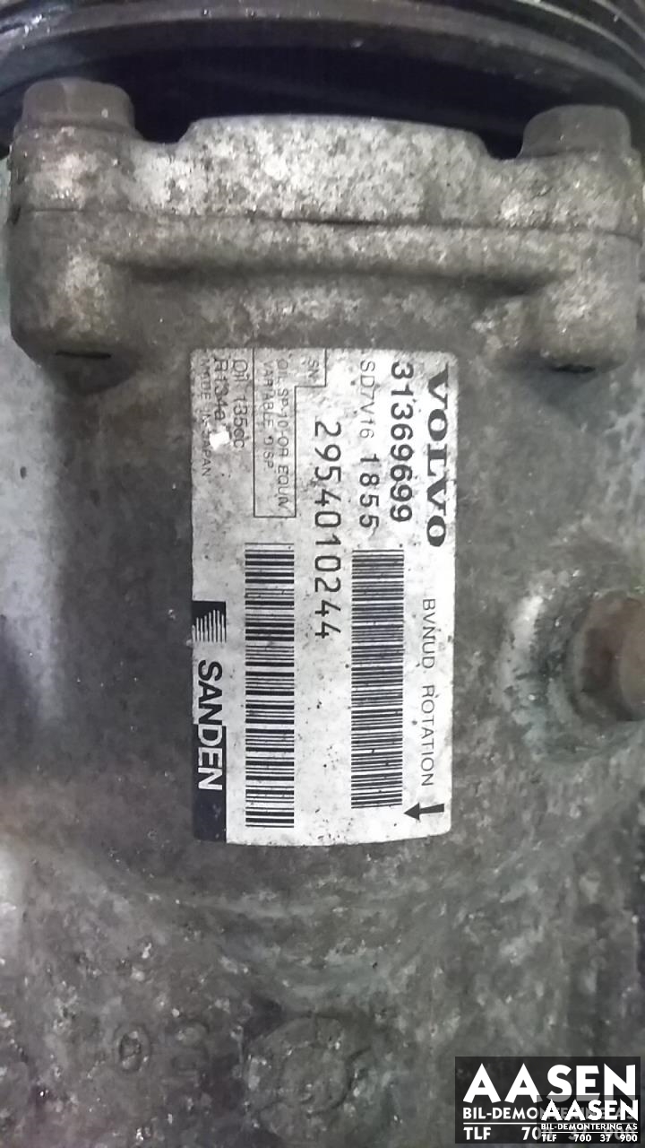 Aircondition kompressor til Volvo V70 2007-2013 (Type III, Fase 1)  (SANDEN|31369699|)