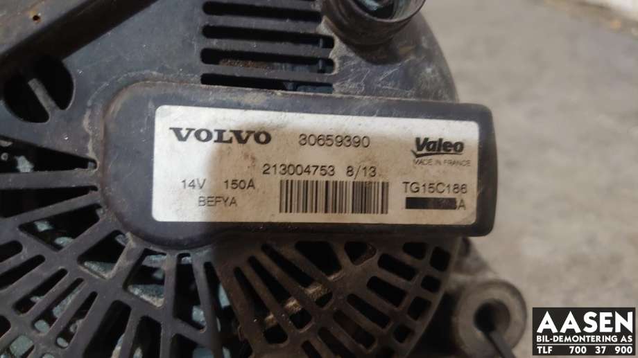 Dynamo diesel til Volvo V70 2007-2013 (Type III, Fase 1) (VALEO|30659390|31419219|36012505)
