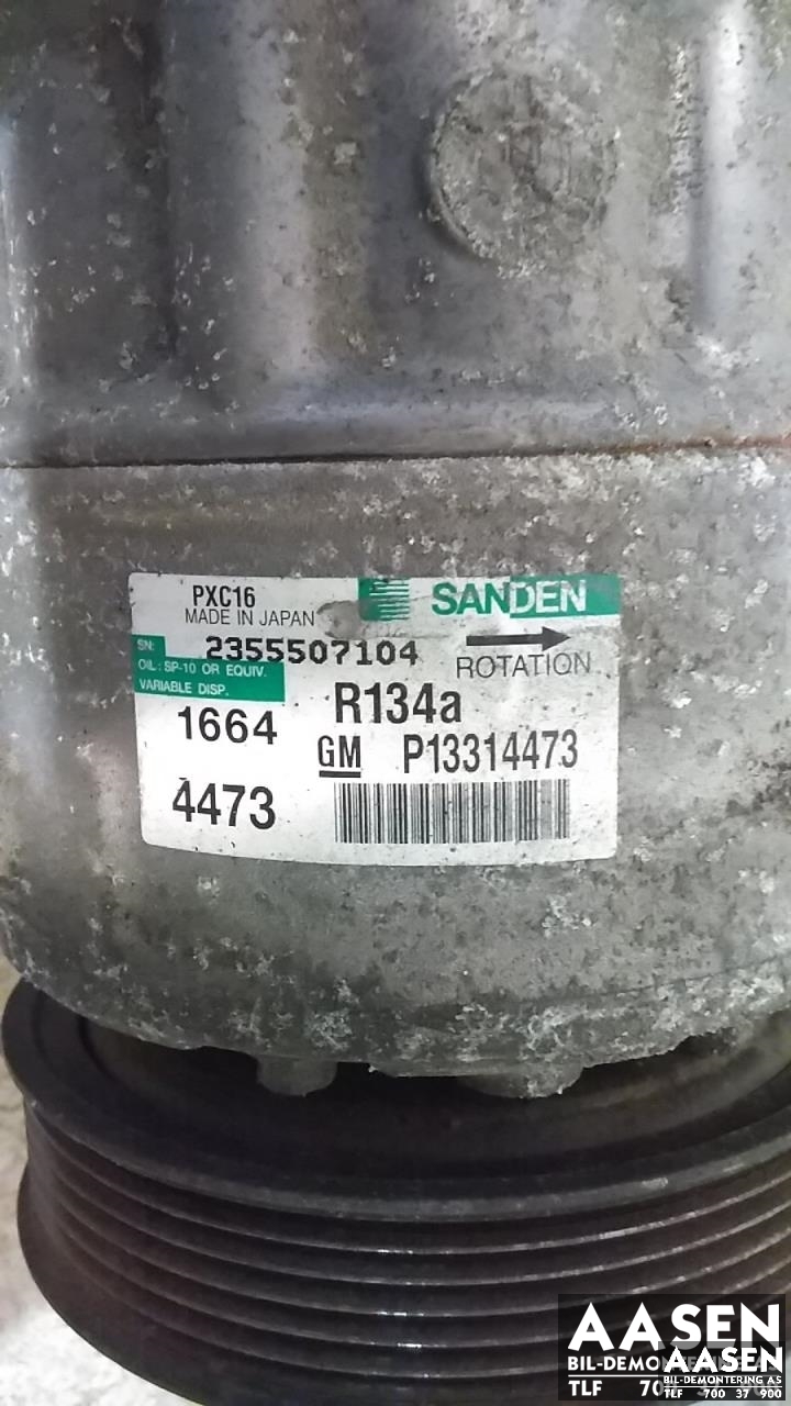 Aircondition kompressor til Opel Insignia A 2009-2014  (SANDEN|P13314473|502801|)