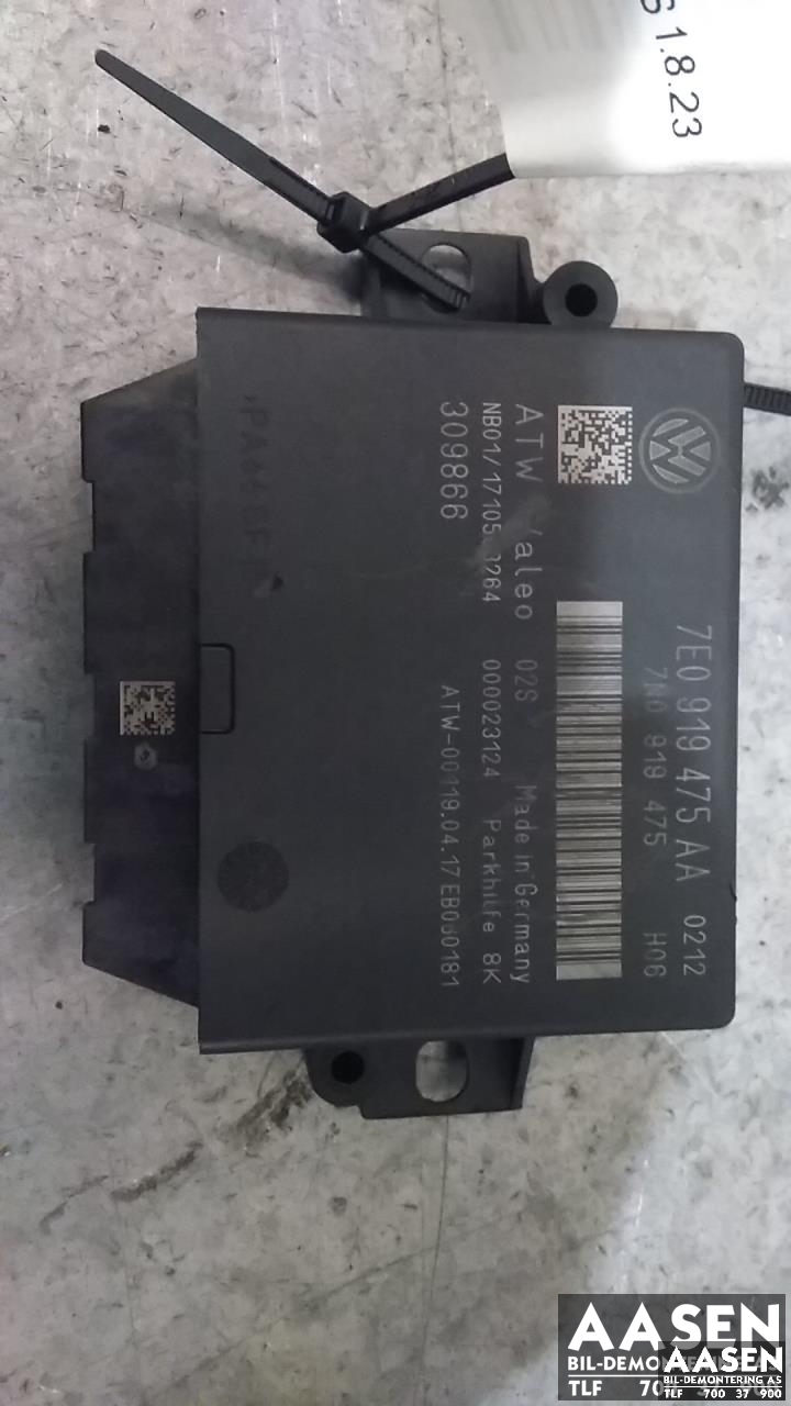 Styreenhet parkering til VW Transporter / Caravelle, 2015-2019 (T6) (T6) (VALEO|7E0919475AA)
