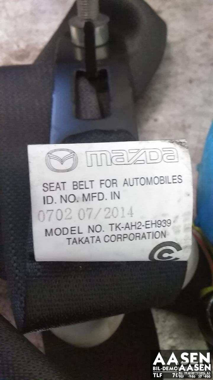 Sikkerhetsbelte foran høyre til Mazda CX-5 2012-2017 (Type I)