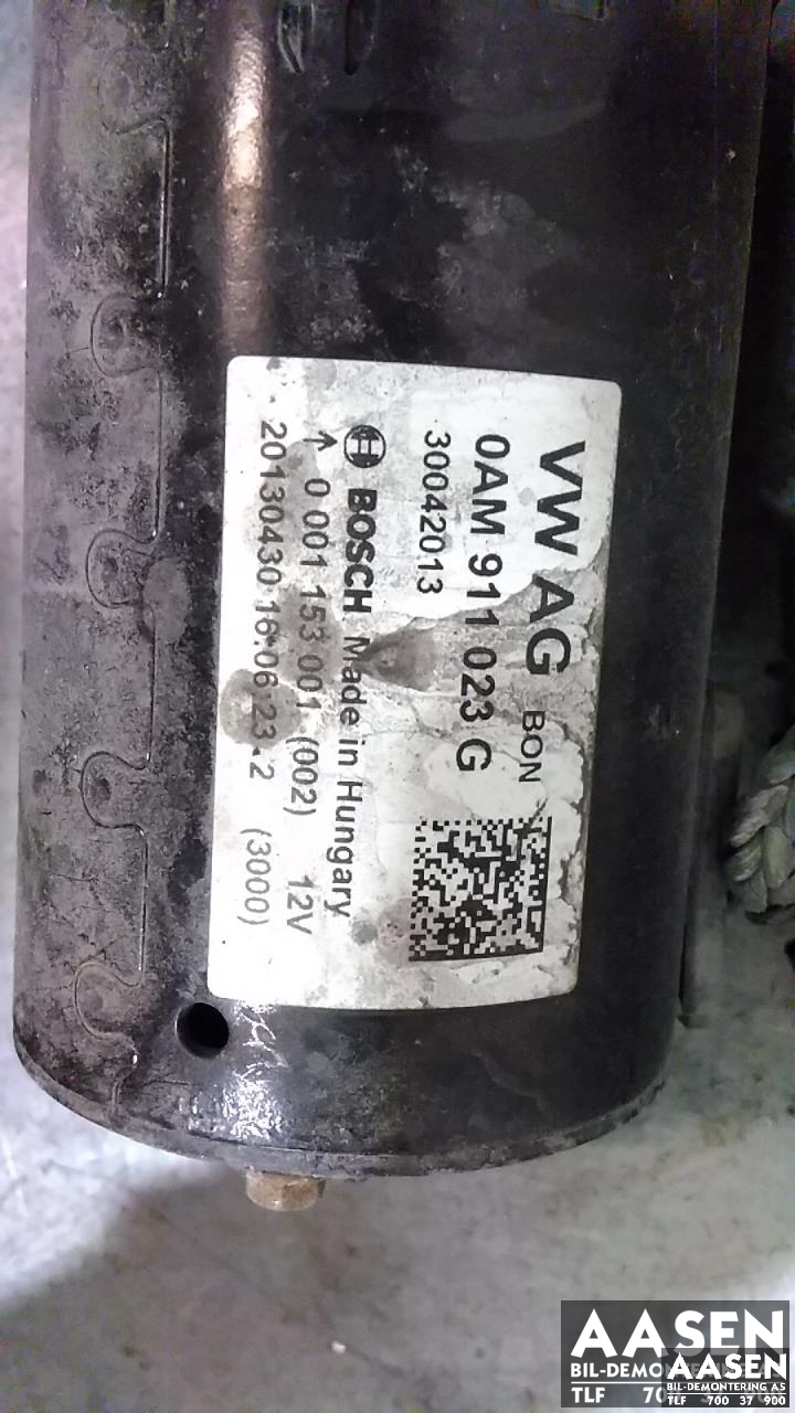 Starter diesel til VW Passat 2011-2015 (B7) (B7) (BOSCH|0AM 911 021 E|)