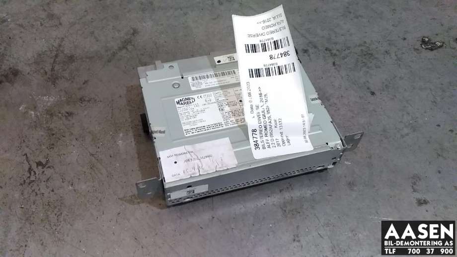 Bilstereo diverse til Alfa Romeo Giulia 2016-->> (MAGNET MARELLI|50546586|)