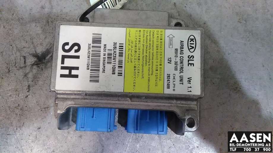 Airbag elektronikk til Kia Sportage 2010-2016 (Type III) (DELPHI|95910-3U100|)