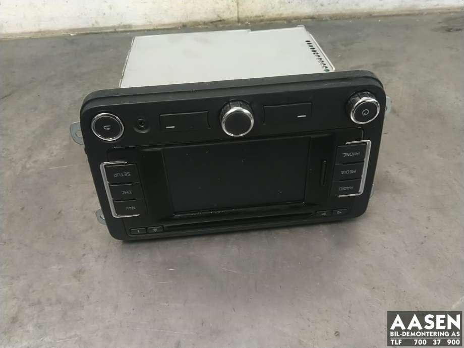 Bilstereo navigasjon betjeningspanel til Škoda Rapid, 2012-2019 (5JA 035 192 J)