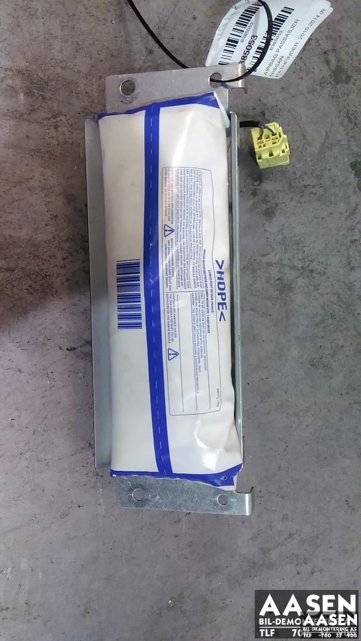Airbag passasjer til Nissan Pathfinder 2010-2014 (Fase 2) (R51) (R51) (98515EB300|)
